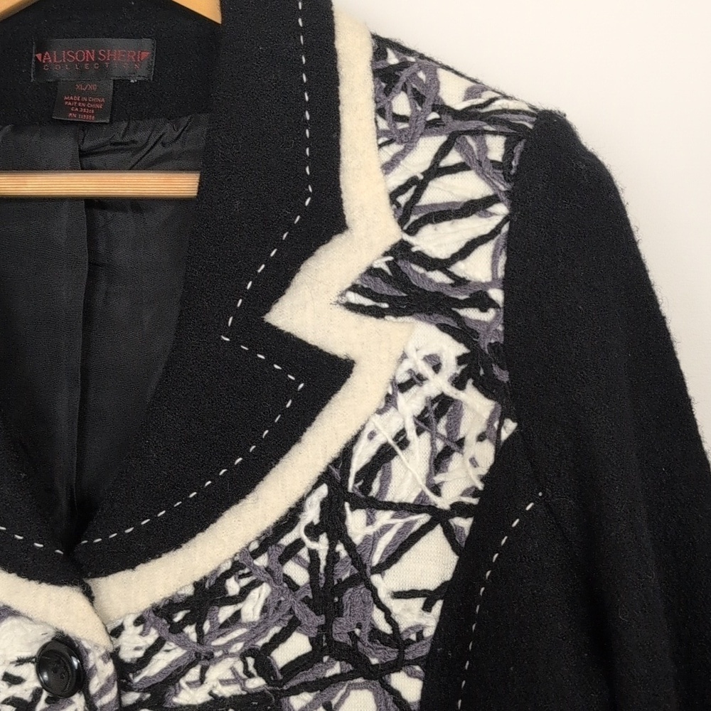ALISON SHERI WOOL JACKET SIZE X LARGE - Picture 3 of 8